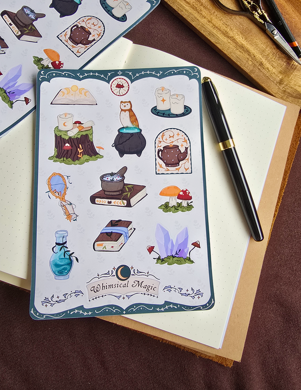 Whimsical Magic Sticker Sheet