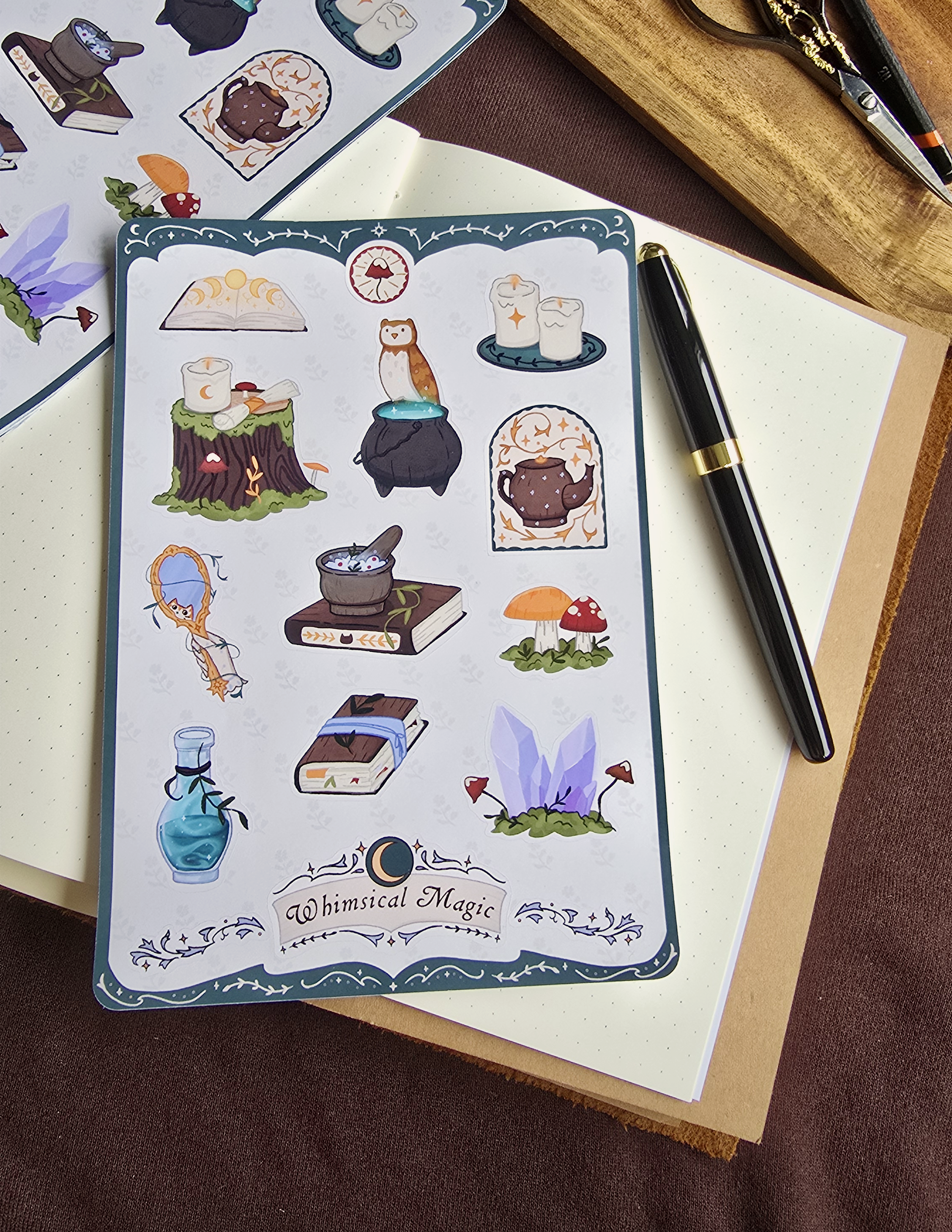 Whimsical Magic Sticker Sheet
