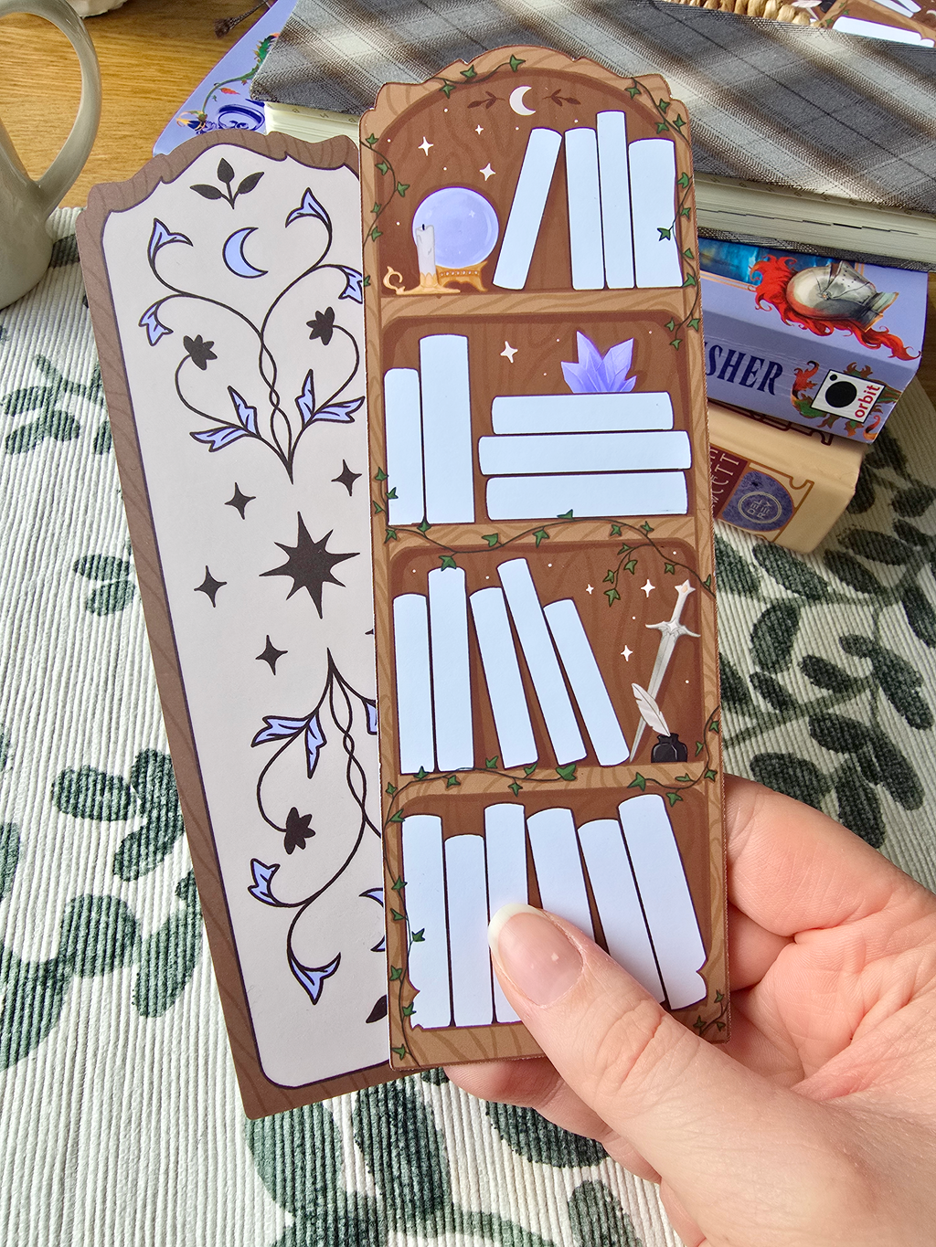Fantasy Bookshelf Bookmark