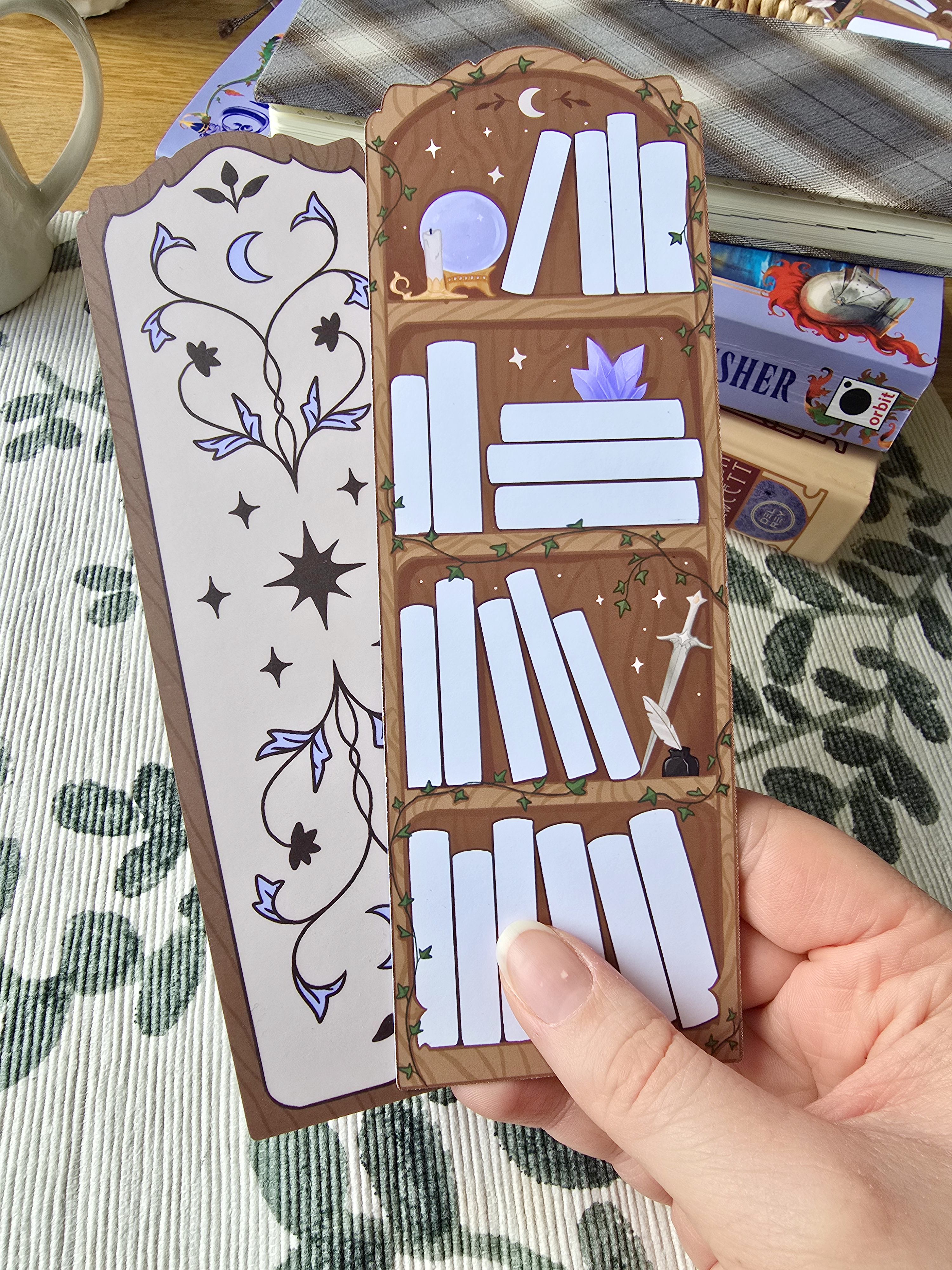 Fantasy Bookshelf Bookmark