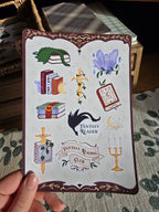 Fantasy Reader Sticker Sheet