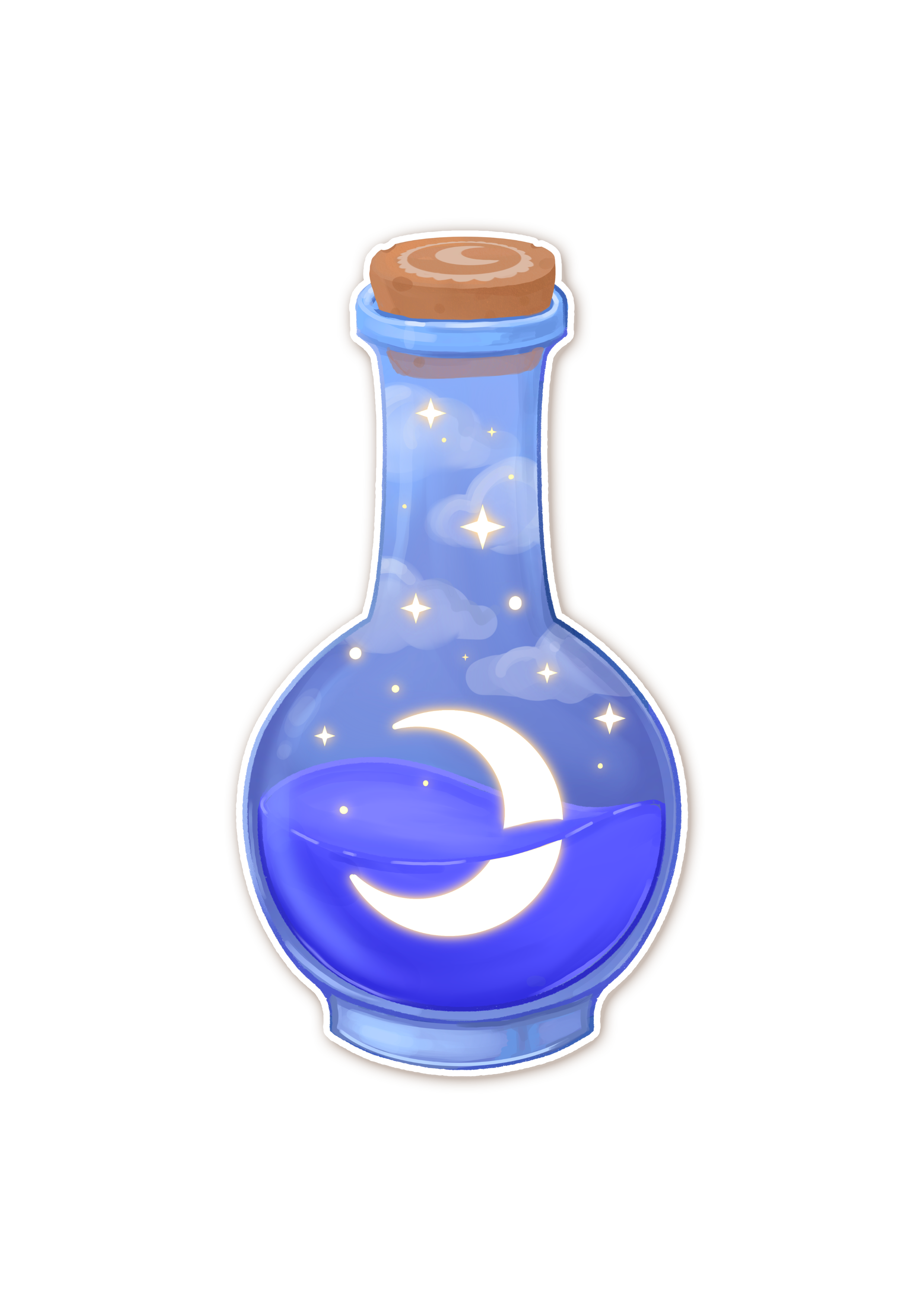 Moon Potion Sticker