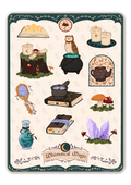 Whimsical Magic Sticker Sheet
