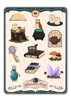 Whimsical Magic Sticker Sheet