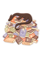 Dragon Book Hoard Sticker