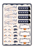 Bookish Journaling Sticker Sheet Midnight