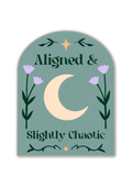 Aligned & Slightly Chaotic Sticker