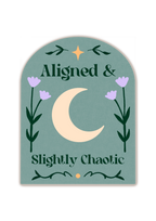 Aligned & Slightly Chaotic Sticker
