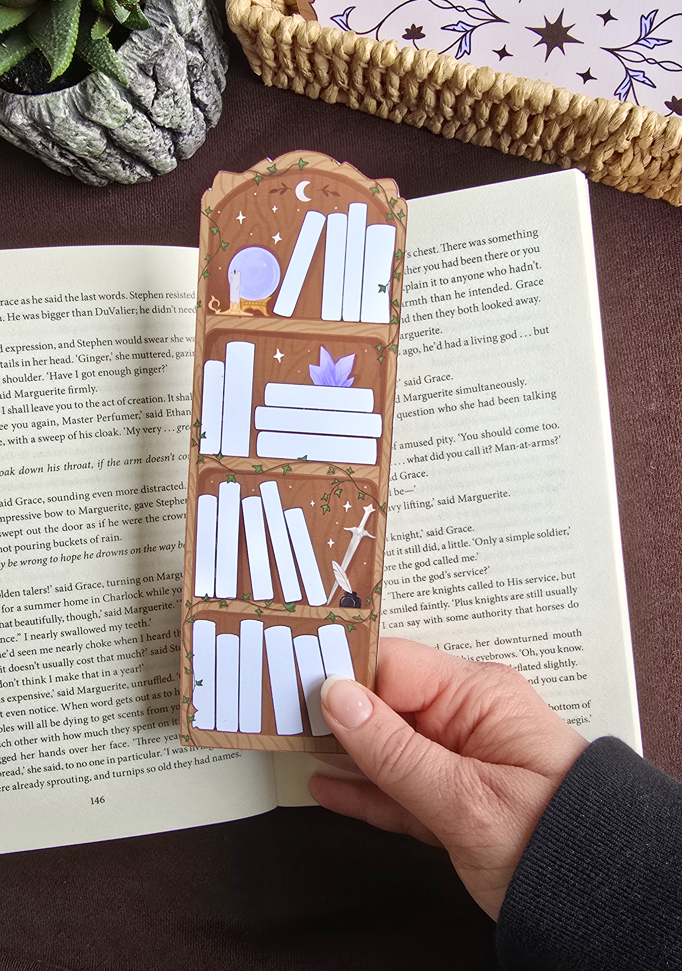 Fantasy Bookshelf Bookmark