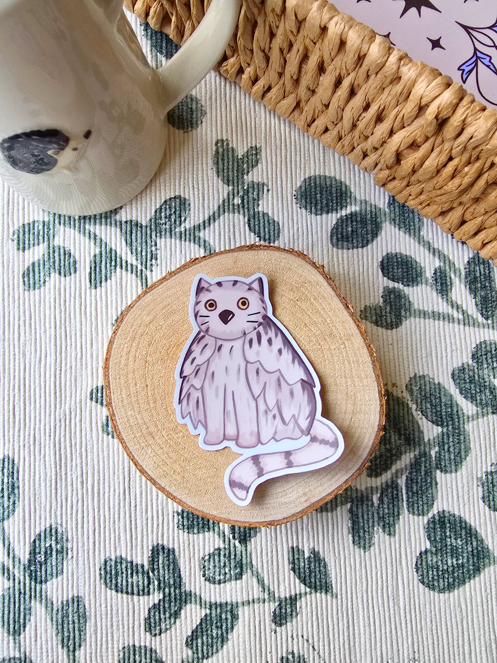 Cat-Owl Sticker